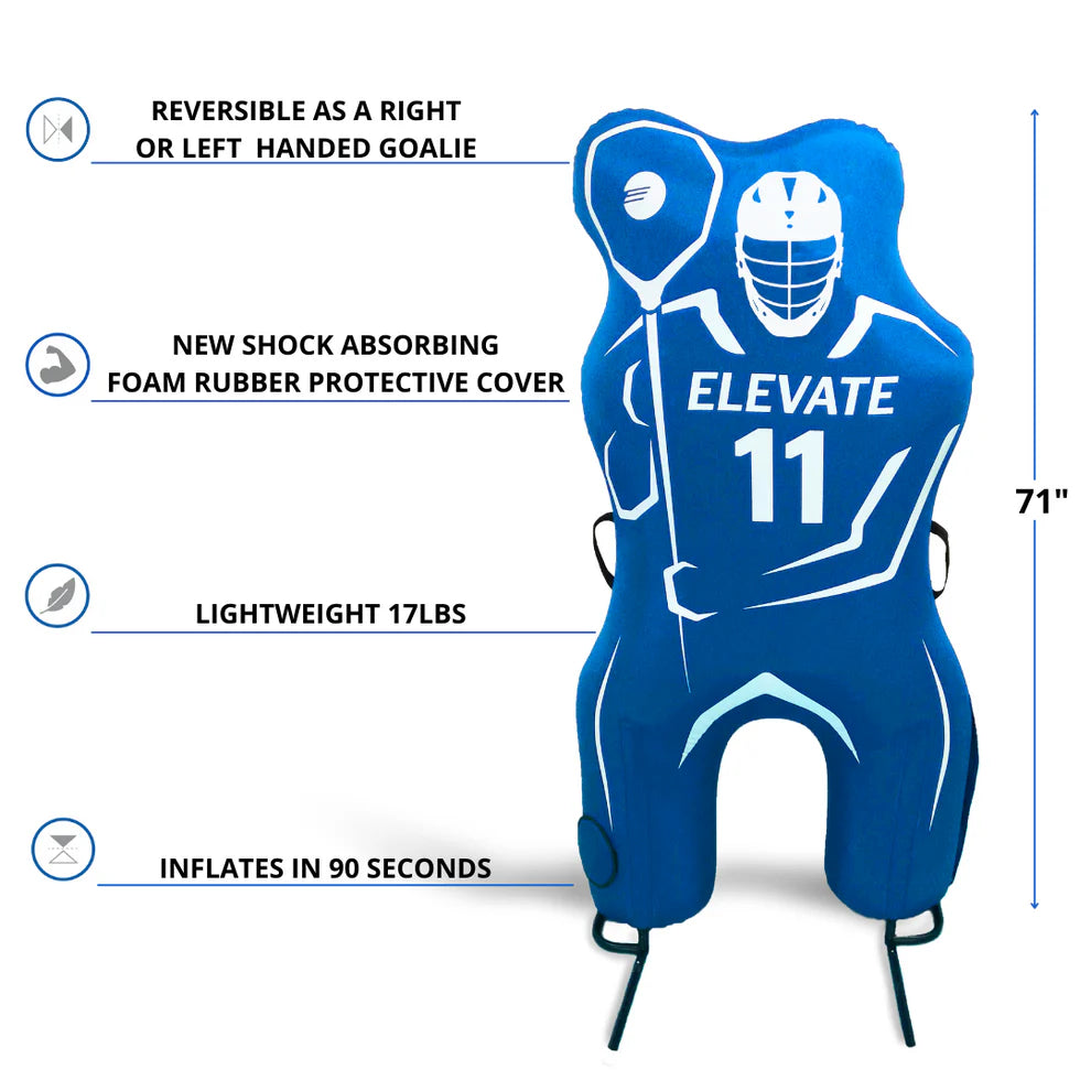 Elevate Lacrosse 11th Man Goalie PRO inflatable