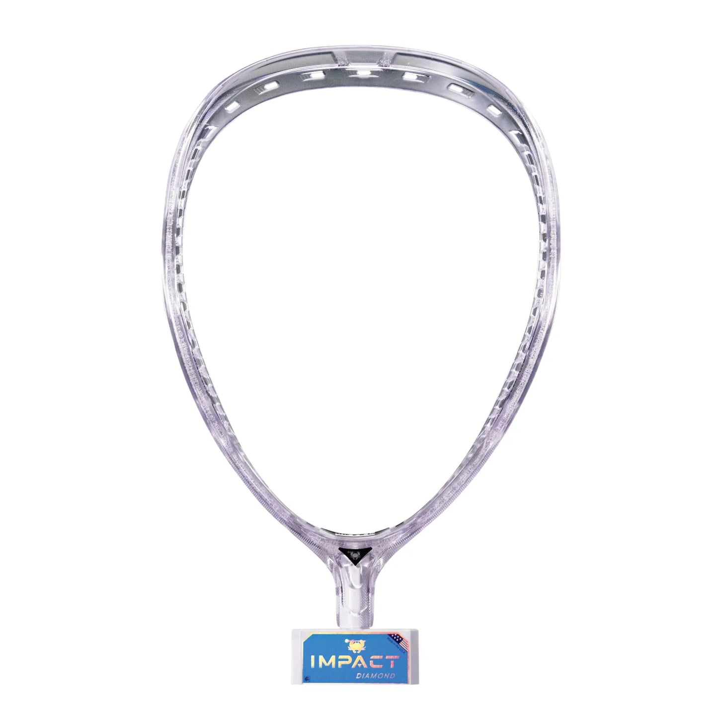ECD Impact Diamond Goalie Head- Unstrung Clear