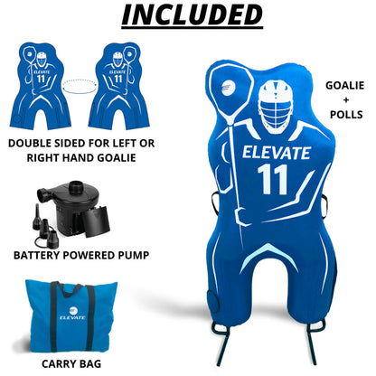 Elevate Lacrosse 11th Man Goalie PRO inflatable