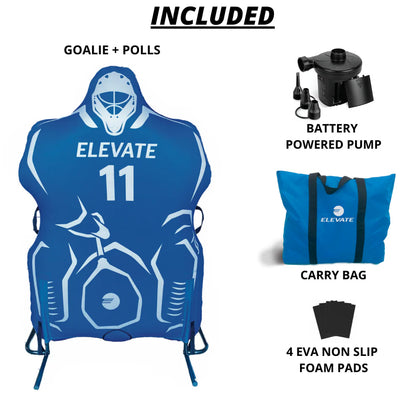 Elevate Lacrosse 11th Man Box Goalie Inflatable