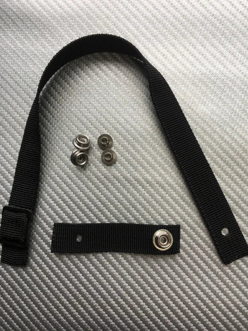 Goalie Mask Chin Strap and Snaps