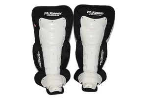 McKenney Ultra Tyke/Novice 3000 Leg Guards 10", Black/White