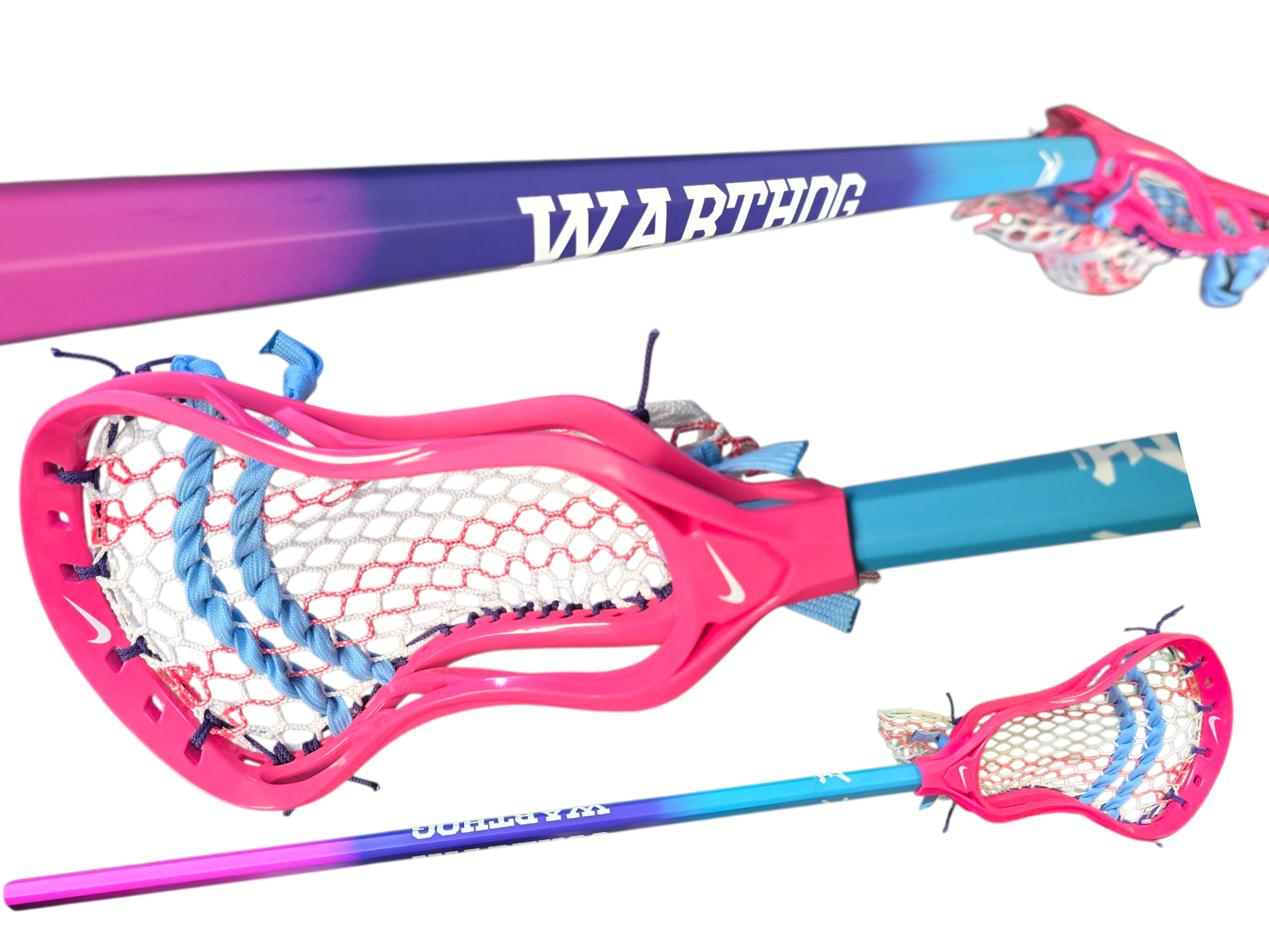 Nike L4 Neon Pink Complete Stick – Twisted Heads Custom Lacrosse